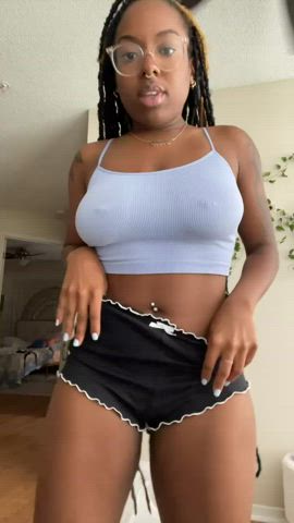 ass big tits ebony solo teen gif