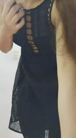 Dress Latina Lingerie Model Seduction Shaved Pussy Teen Webcam gif