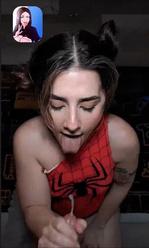 caption costume cumshot freeuse handjob party gif