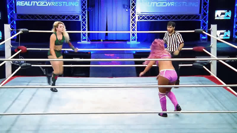 mexican white girl wrestling gif