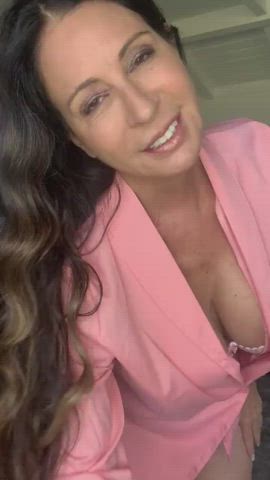 Busty MILF Natural Tits gif