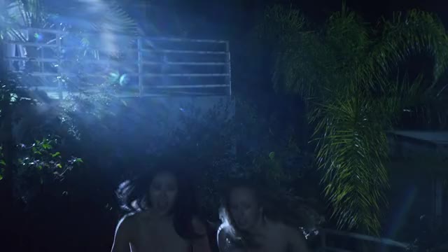 Dora Pereli and Lena Young nude in "The Coed and the Zombie Stoner (2014)"