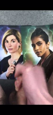 Jodie Whittaker and Mandip Gill Cum Tribute