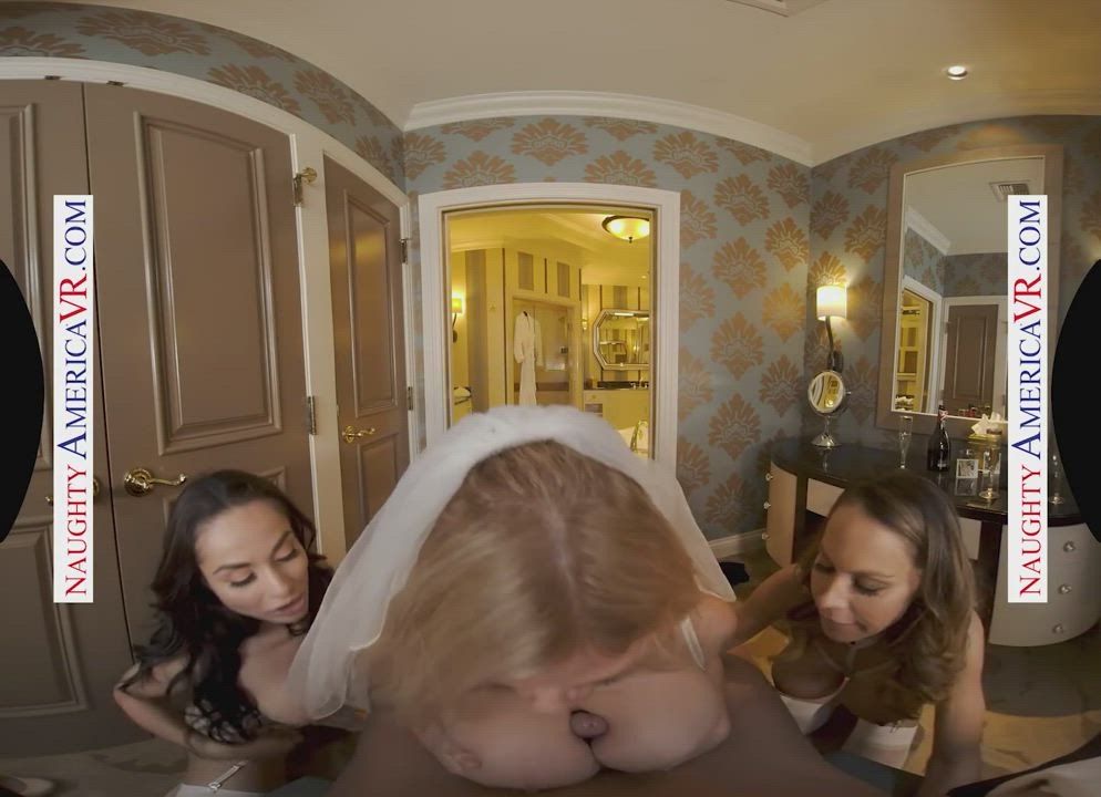 Casca Akashova, Crystal Rush, McKenzie Lee in “Wedding Orgy 10”