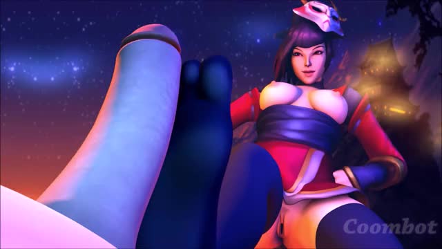 Bloodmoon Akali (Coombot3D) [League of Legends]