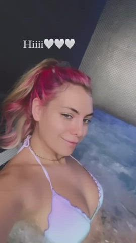 cute natural tits tits gif