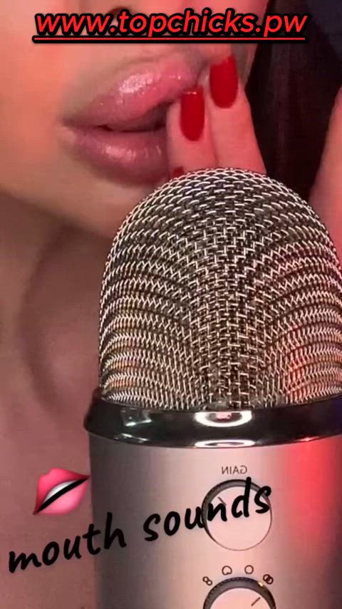 asmr lips lipstick lipstick fetish gif