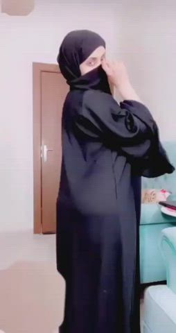 big ass big tits hijab milf muslim pussy strip gif