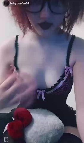 flashing nipslip tiktok gif