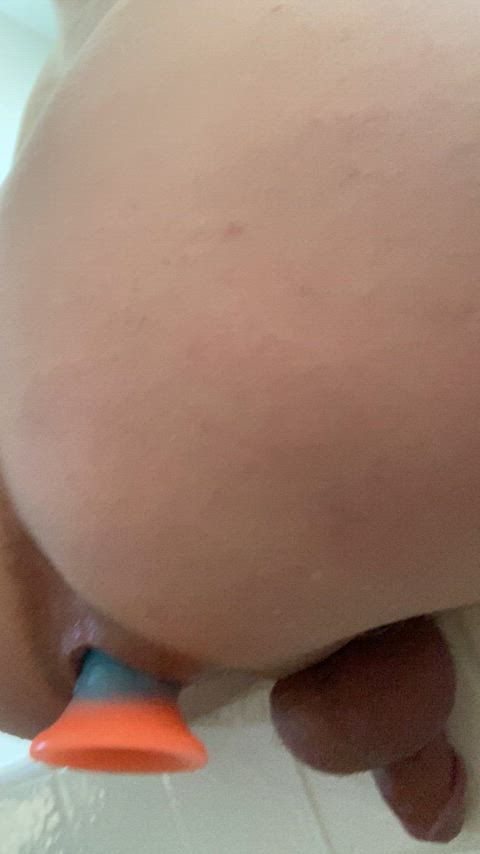 anal creampie ass butt plug gape gif