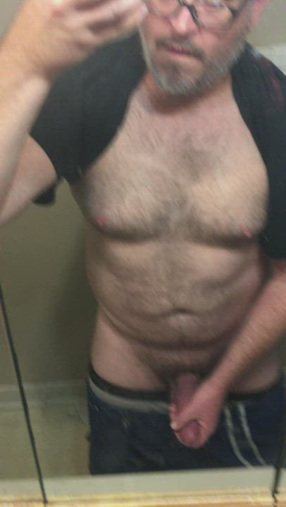 Big Hairy Daddy Body and thick cock