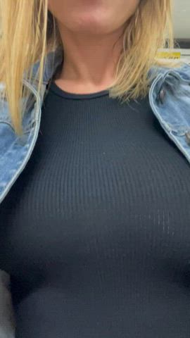 big tits milf public gif