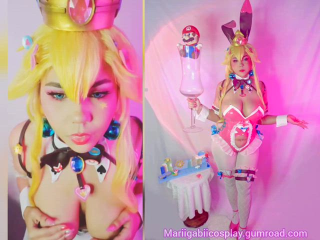 Princess peach bunny (Mariigabiicosplay)