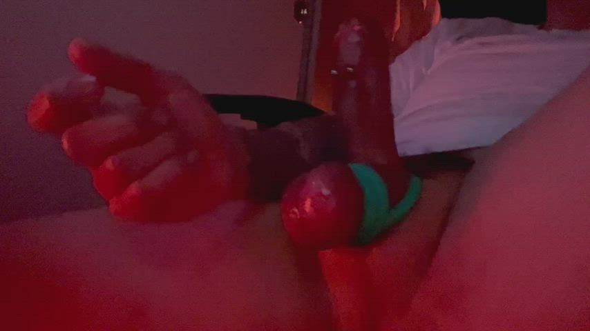 cock cock ring oiled gif