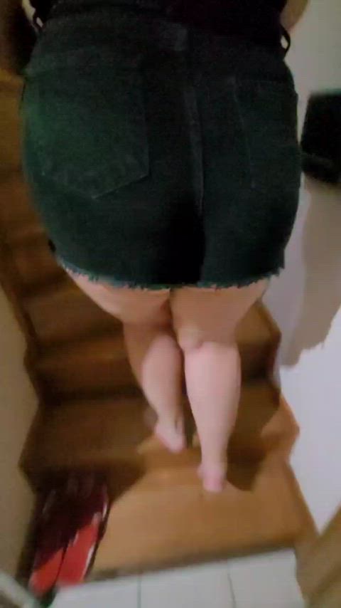 amateur ass bbw big ass blonde chubby onlyfans pawg shorts gif