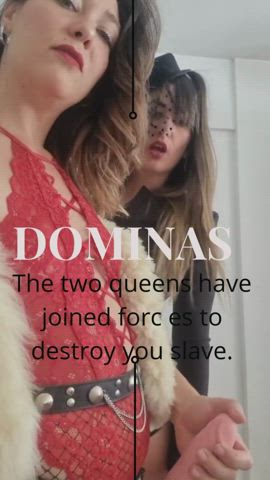domination dominatrix femdom master/slave slave strap on gif