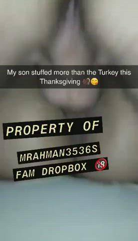 caption mom son taboo thanksgiving gif