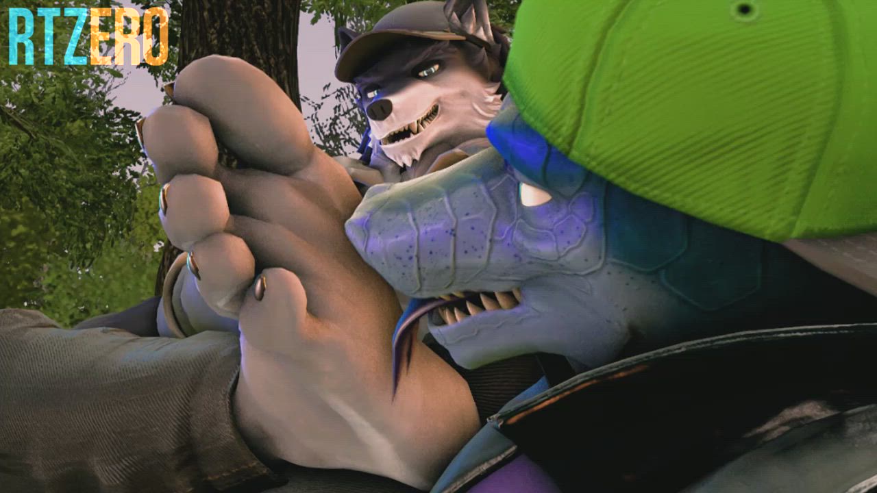 3D Animation Feet Gay gif