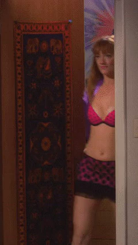 bra cleavage judy greer gif