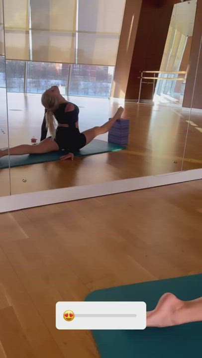 Alla Bruletova back in the gym!