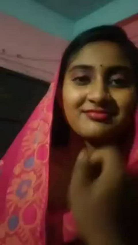 bangladeshi big tits cute desi indian saree strip wife gif