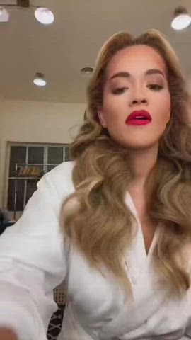 cleavage legs rita ora gif