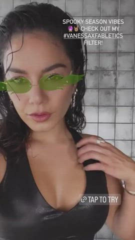 cleavage natural tits vanessa hudgens gif