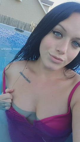 amateur big tits boobs bouncing tits public teen thick tiktok tits gif