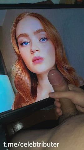 Sadie Sink cumtribute