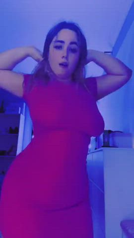 big tits boobs bouncing bouncing tits huge tits teen tiktok tit worship tits gif