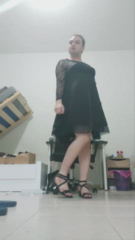 Femboy Goth Sissy gif