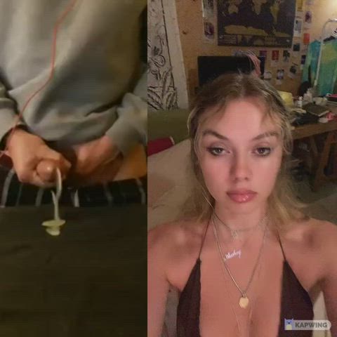 BabeCock Cumshot TikTok gif