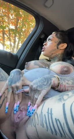 bitch with tattoos