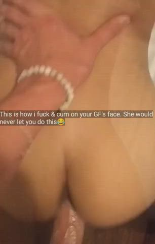 Big Dick Caption Cheating Cuckold Cumshot Doggystyle gif