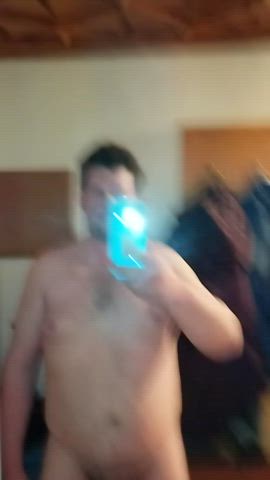 cock cum cumshot mirror naked nude orgasm selfie gif