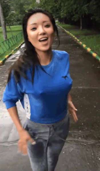 Flashing in the rain