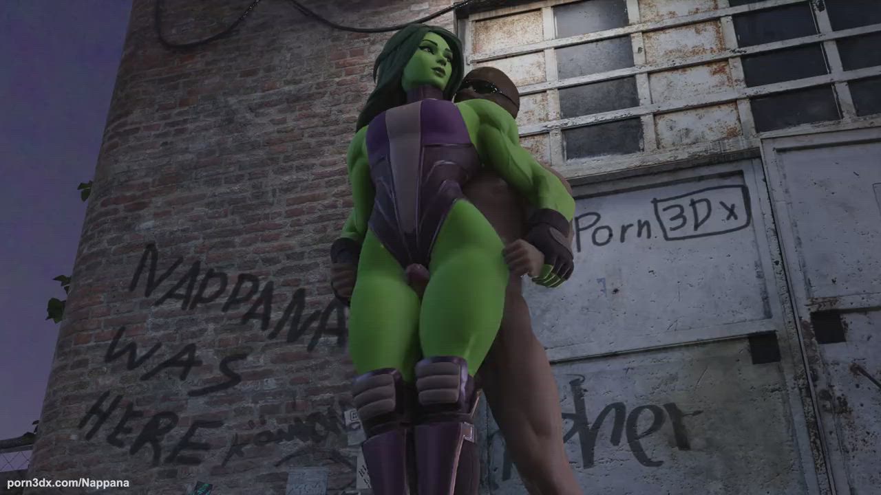 She-Hulk Thighjob (Nappana) [Marvel]