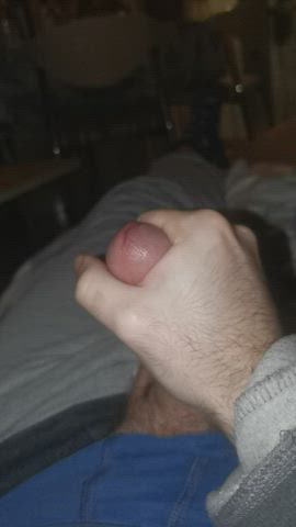 massage masturbating penis precum gif