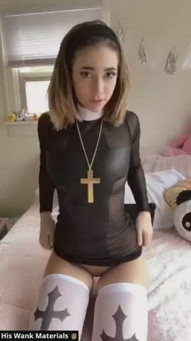 Im religious, but my boobs arent!