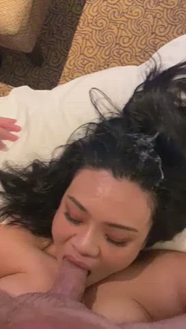 Cum In Mouth Cum Swallow Cumshot gif