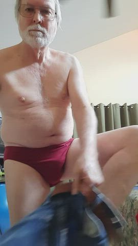 [50+ BI] Cum here. I have something for you.