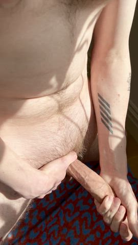 big dick cumshot cut cock male masturbation gif