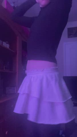 femboy skirt twink gif
