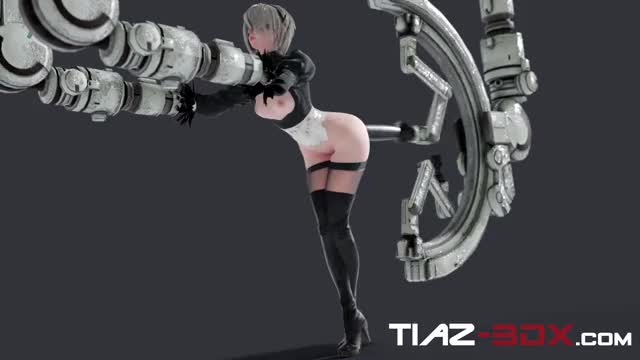 2B x Fucking Machine - Anal