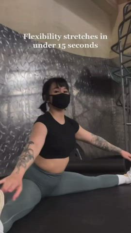 Asian Flexible Stretching gif