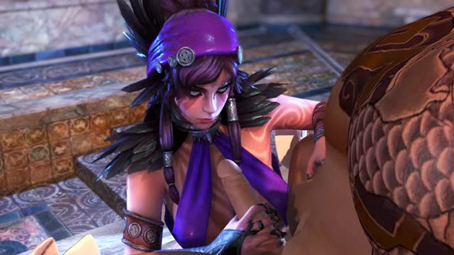 Morrigan Blowjob (SFMStudio)