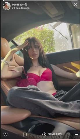 bikini car jeans gif