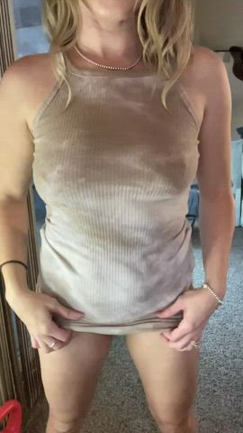 amateur hotwife milf pussy tits tiny-tits gif