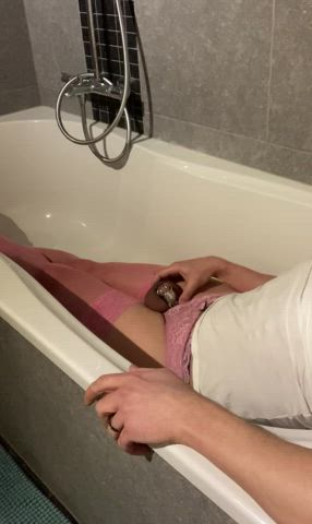 chastity golden shower piss sissy gif