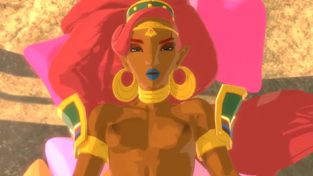 3D, Animated, Blender, Link, Sound, The_Legend_of_Zelda_Breath_of_the_Wild, Urbosa,